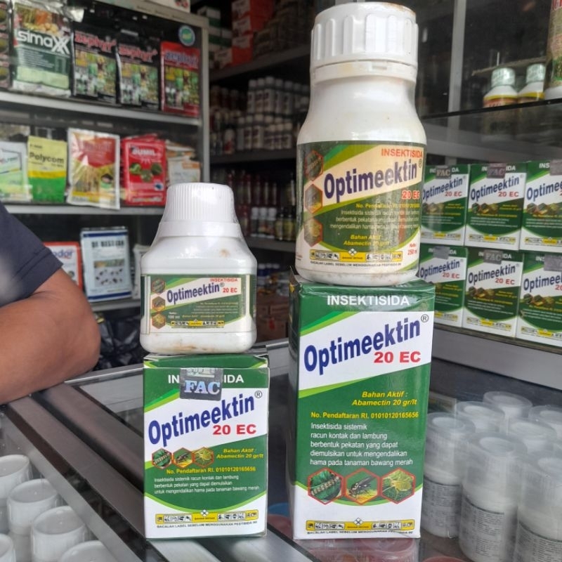 Insektisida OPTIMEEKTIN 20EC 100ml Bahan aktif : Abamektin 20g/l
