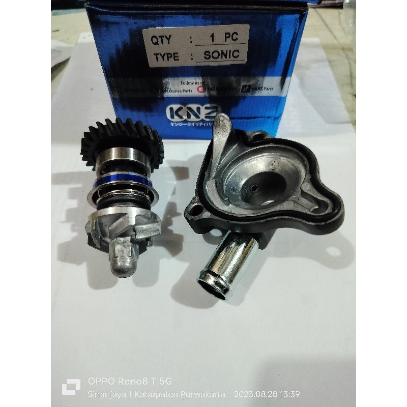 as + tutup water pump assy sonic