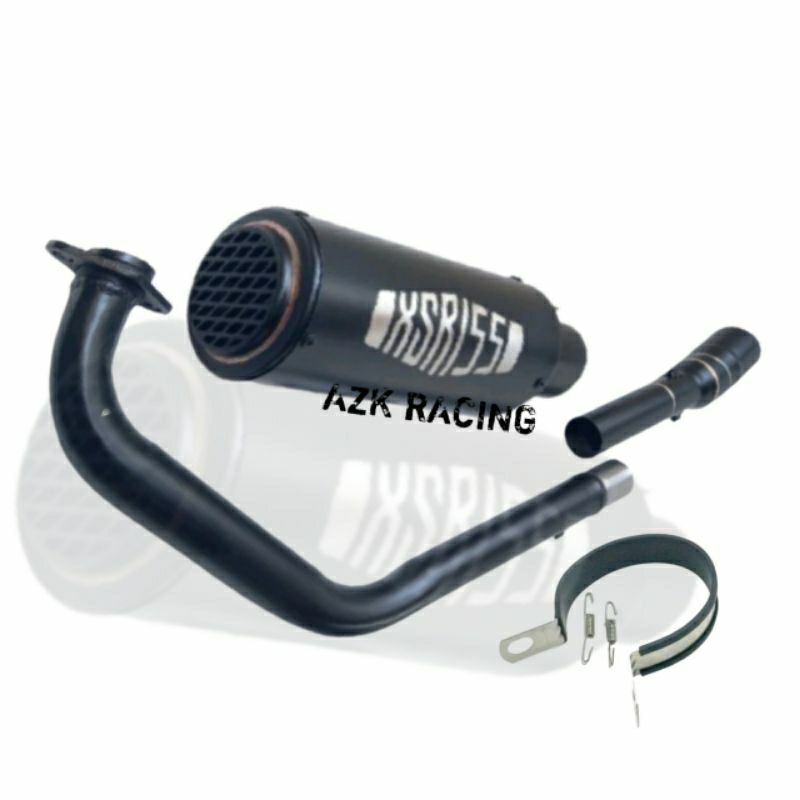 Knalpot Racing XSR 155 Underbelly - Knalpot Kolong Yamaha XSR155 Black Series