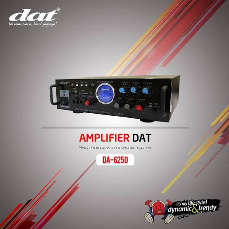 DAT AMPLIFIER DAT DA 6250 DAT DA6250 DAT AMPLIFIER DAT AMPLI DAT