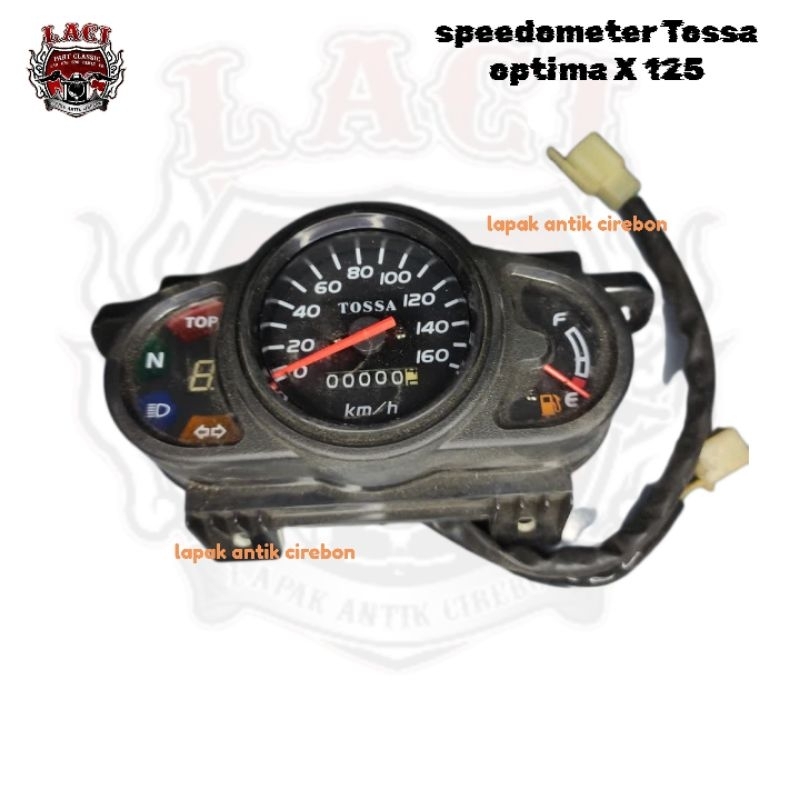 Speedometer Tossa Optima X 125 modifikasi CB GL100 racing