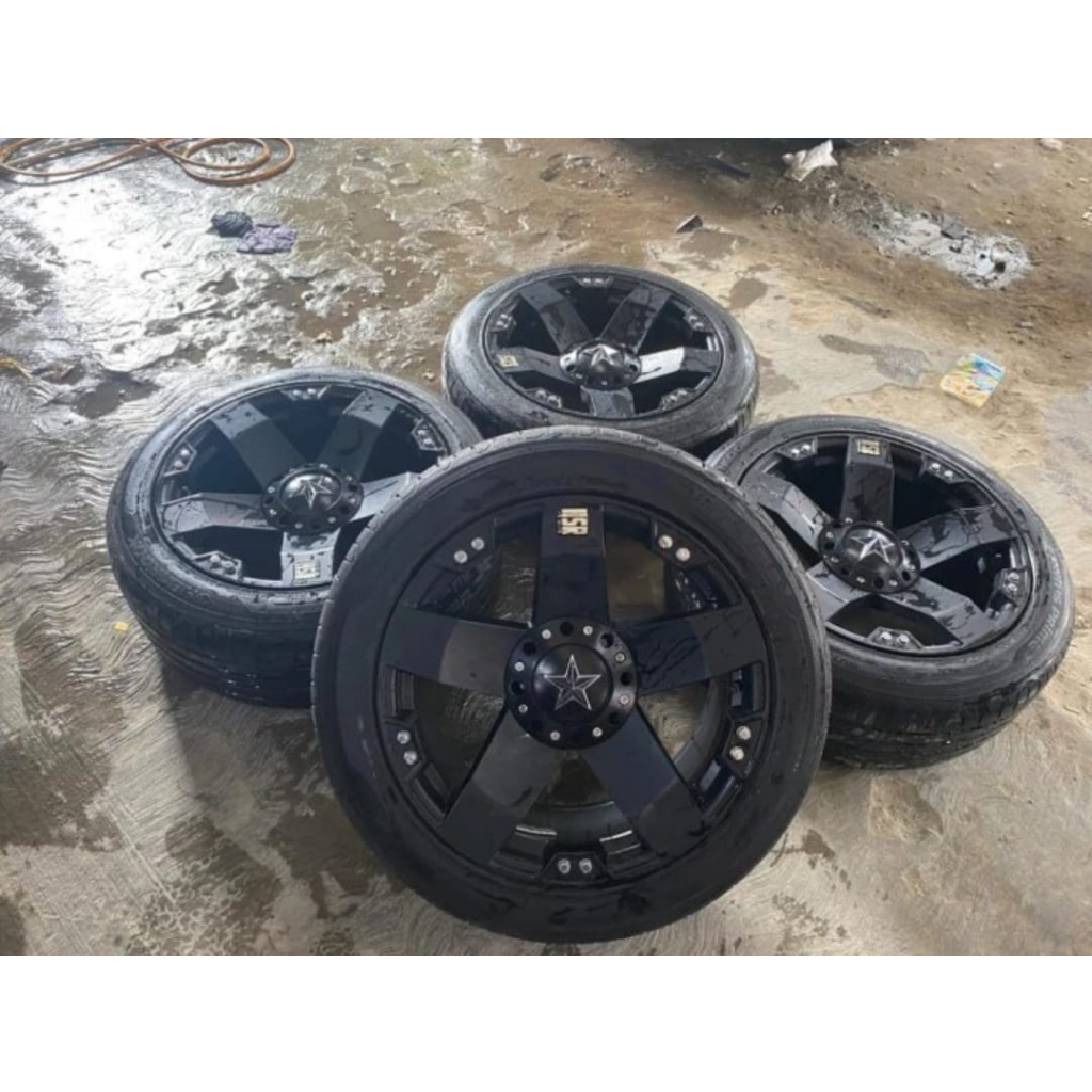 VELG MOBIL HSR RASTA R18X9 PCD 5x114, 5x127 ET20 BAN 235/50R18 INNOVA