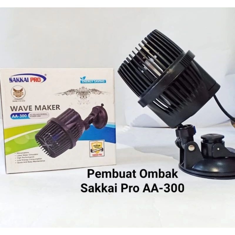 Wave Maker Sakkai Pro AA-100/ AA-200/ AA-300/ AA-400/ AA-500 Pembuat Ombak Aquarium, Gelombang Aquar