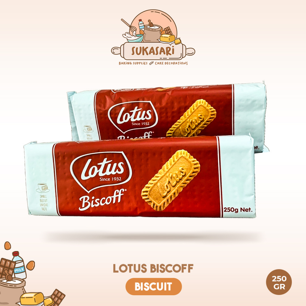 

Sukasari - Lotus Biscoff 250gr / Lotus Biscoff Caramel Biscuit / Biskuit Karamel