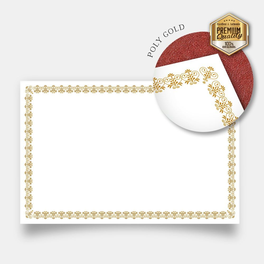 

Bamboo Blanko Kertas Piagam Sertifikat Poly Concorde Folio New [20 Sheets]