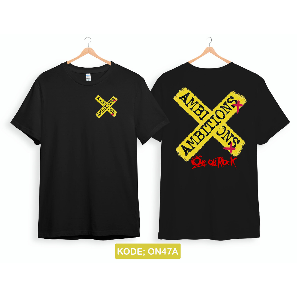 One ok rock tshirt ambition x album bahan katun premium