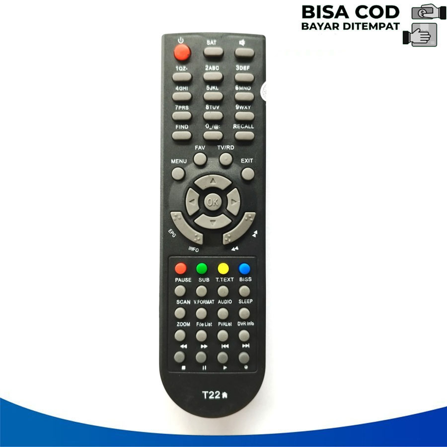 Remot STB PARABOLA TANAKA T21 T-21 NEW SAKURA / NEW SAMURAI