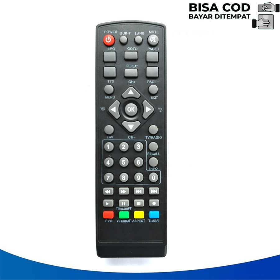 Remot STB LUBY DVB T2 - 01 / SET TOP BOX RECEIVER LUBY T2 - 02