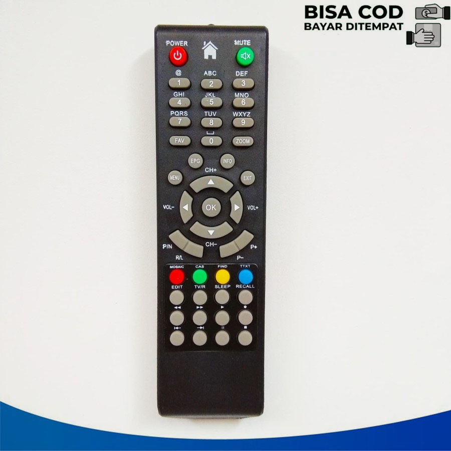 Remot STB RECEIVER NEX PARABOLA PARABOLA BIRU