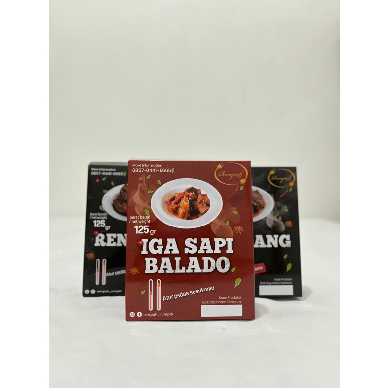 

Paket Bundling 2 Rendang 1 Iga