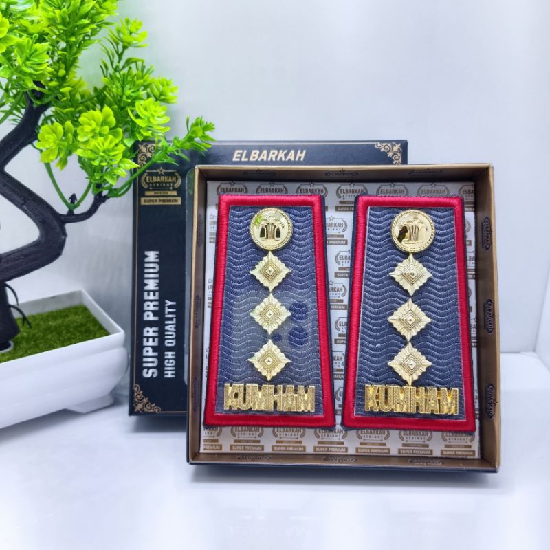 PANGKAT PDH KUMHAM 4B KUPT LIS MERAH TERBARU WARNA ABU AKRILIK BENING POLSUSPAS IMIGRASI KEMENKUMHAM