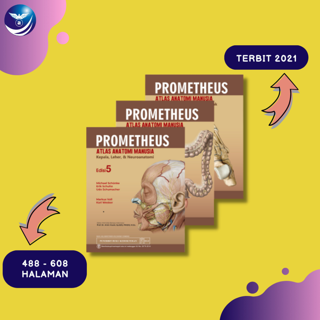 Buku Kedokteran Prometheus Atlas Anatomi Manusia, Ed. 5 - Michael Schunke, E. Sculte, U. Schumacher