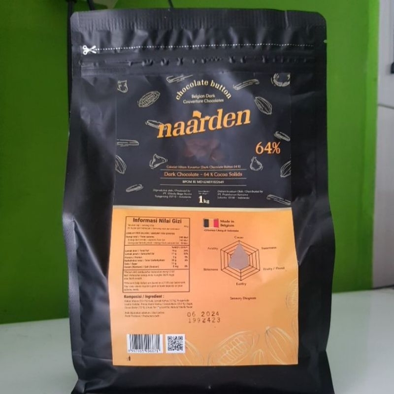 Naarden Dark Chocolate 64% Kemasan 1kg