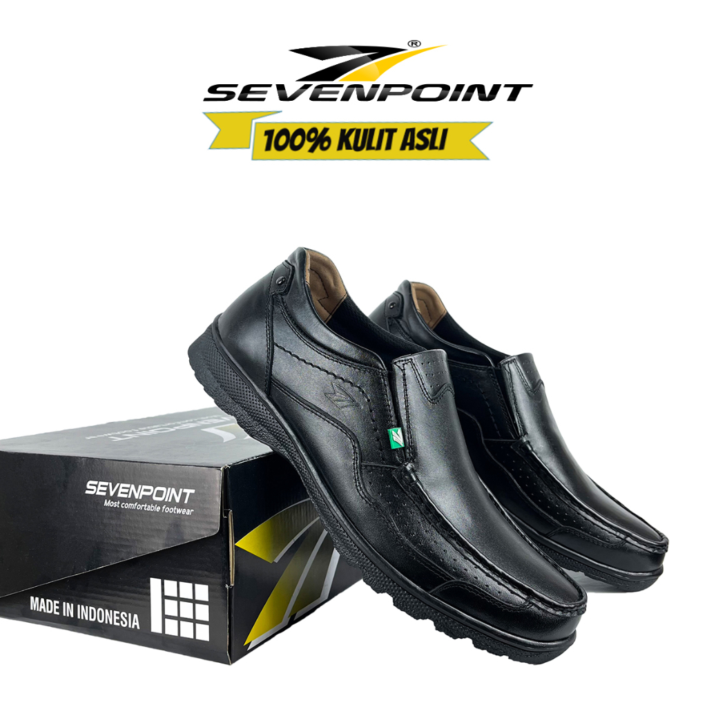 Sepatu Pantofel Kulit Pria Slip On Terbaru Spatu Pentofel Oxford Slop Cowok Kantor Formal Casual Pes