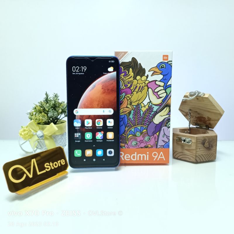 HP SECOND REDMI 9A 2/32 RAM 2 GB MEMORI ROM 32GB PONSEL BEKAS 2/32GB