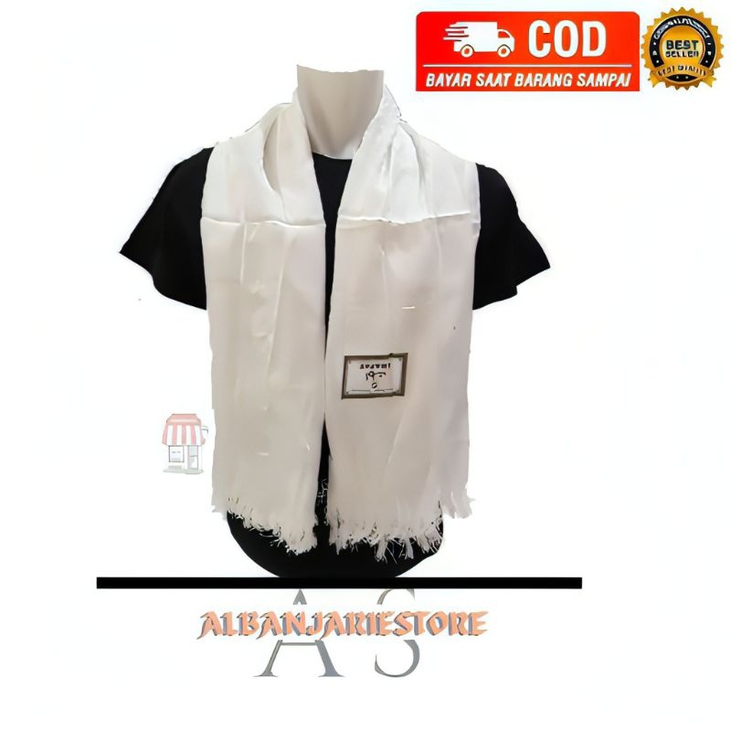 Sorban Arafat Sorban segi Empat Sorban Haji Sorban Putih/Sorban Almas Arafat Putih Polos Persegi Sur