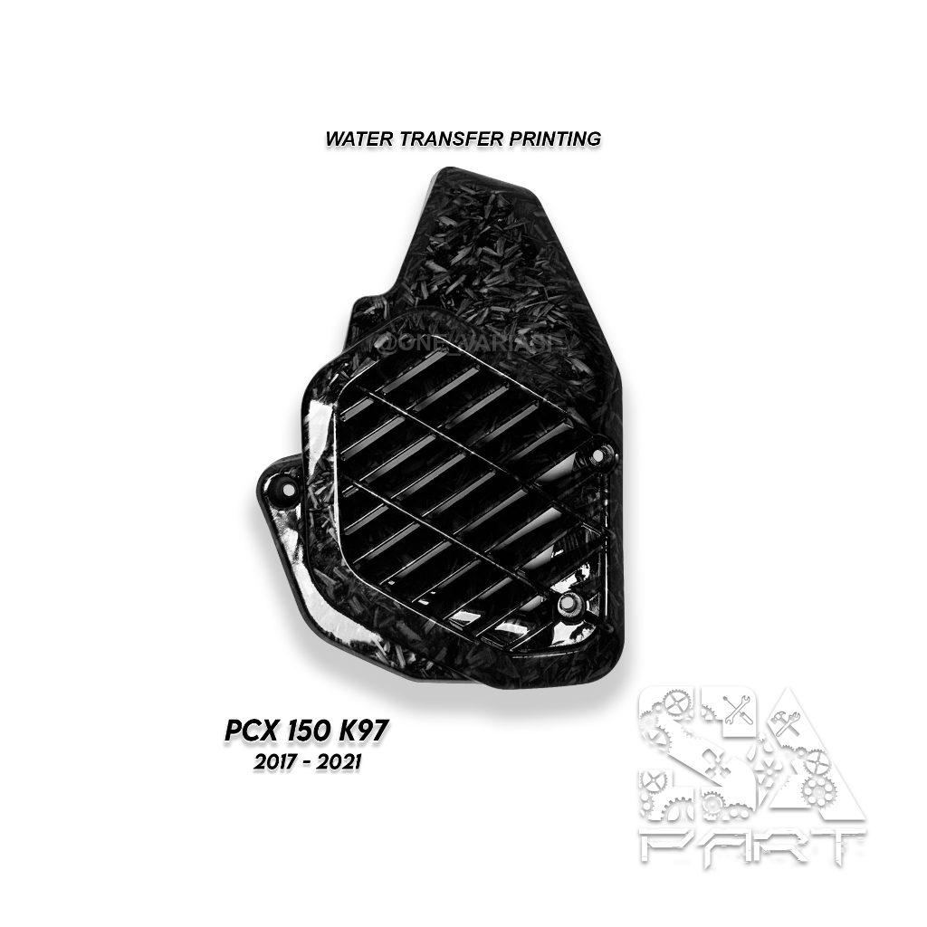 COVER TUTUP RADIATOR PCX 150 CARBON FORGED