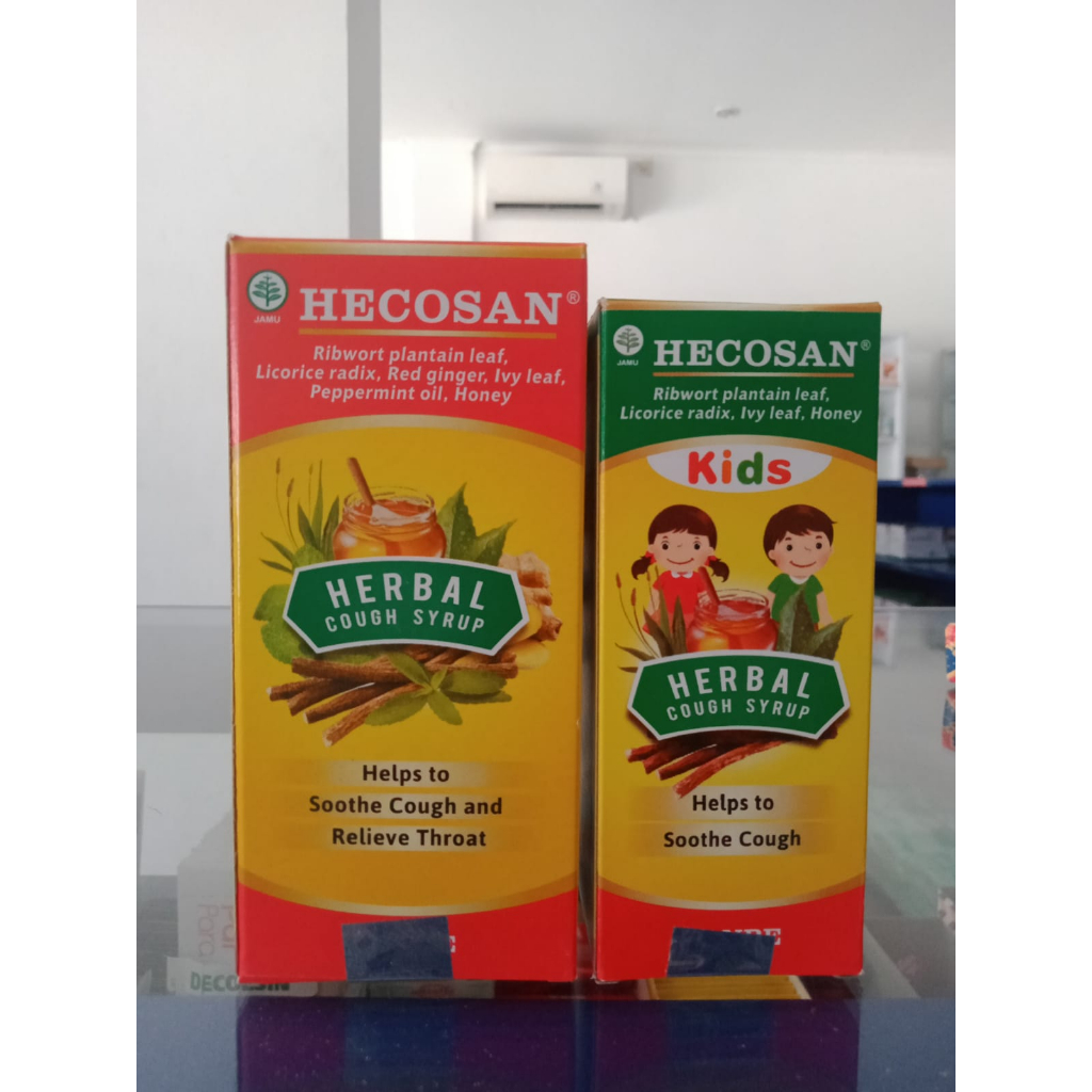 HECOSAN SIRUP ANAK DAN DEWASA OBAT BATUK HERBAL