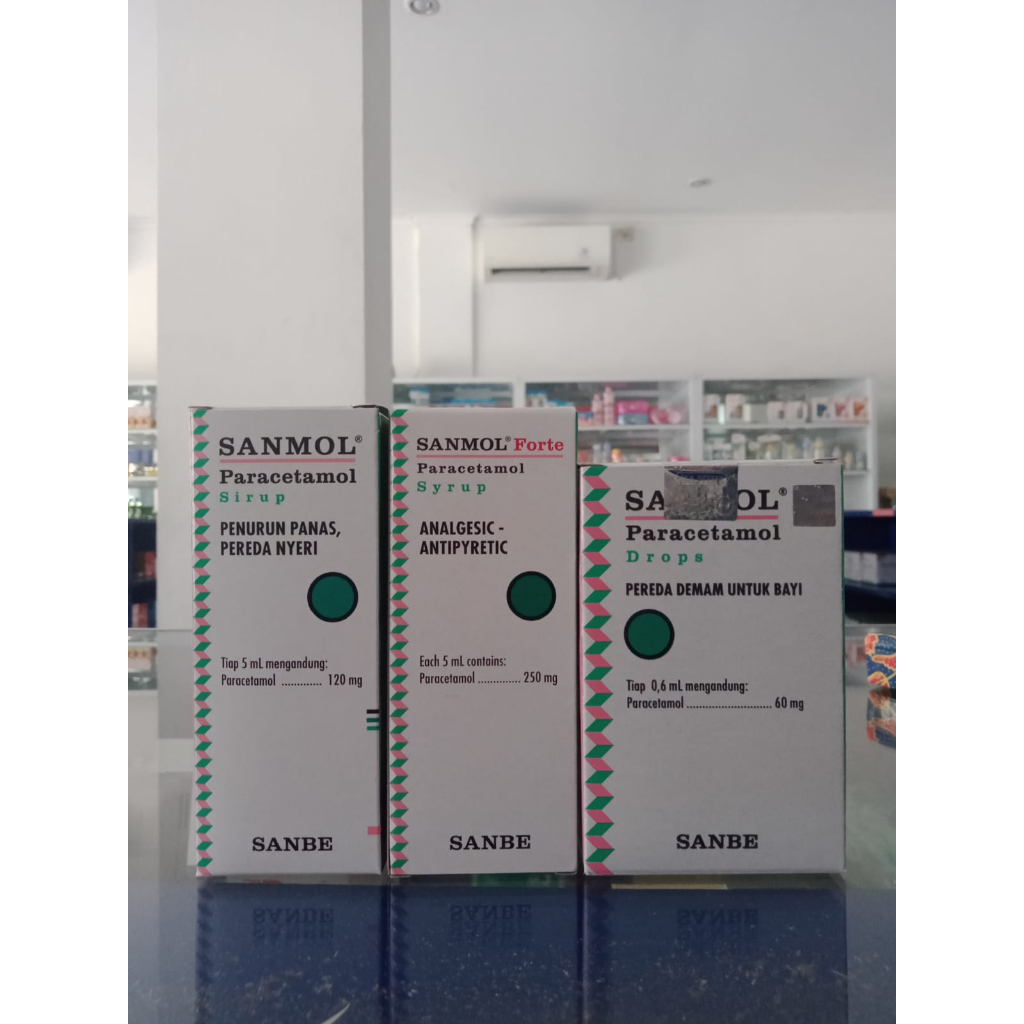 SANMOL SIRUP, DROP, FORTE OBAT DEMAM ANAK SAMPAI DEWASA