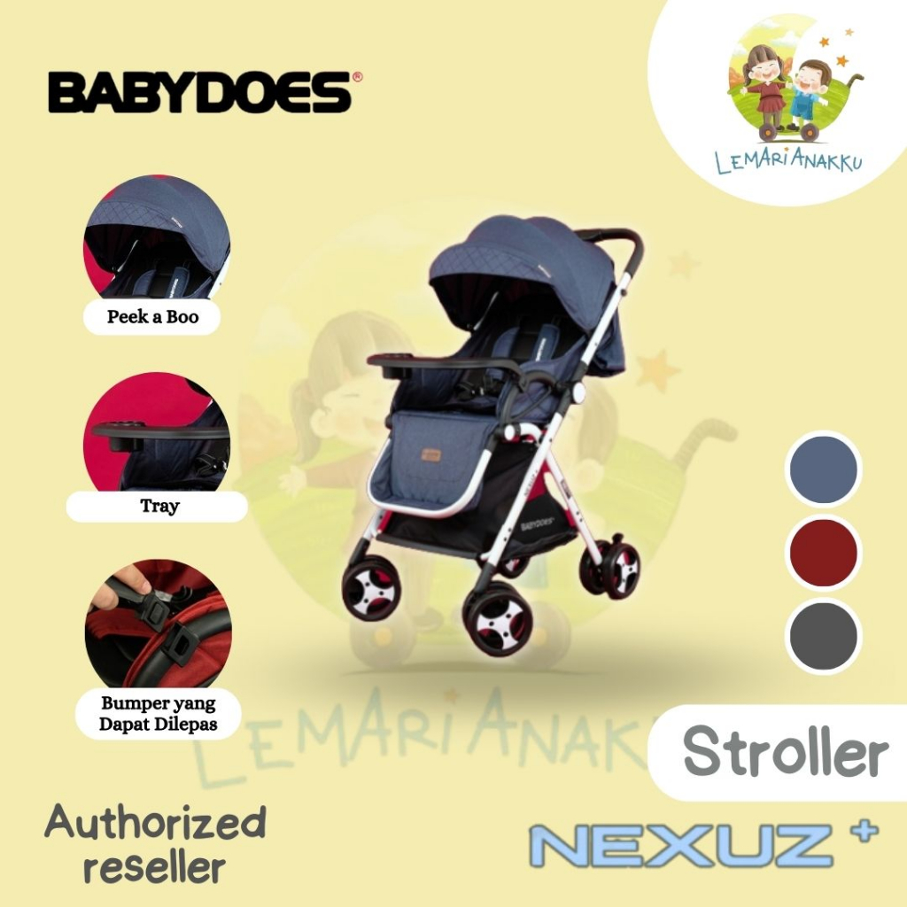 Stroller Bayi Babydoes Nexus Nexuz+ Plus Kereta Dorong Bayi