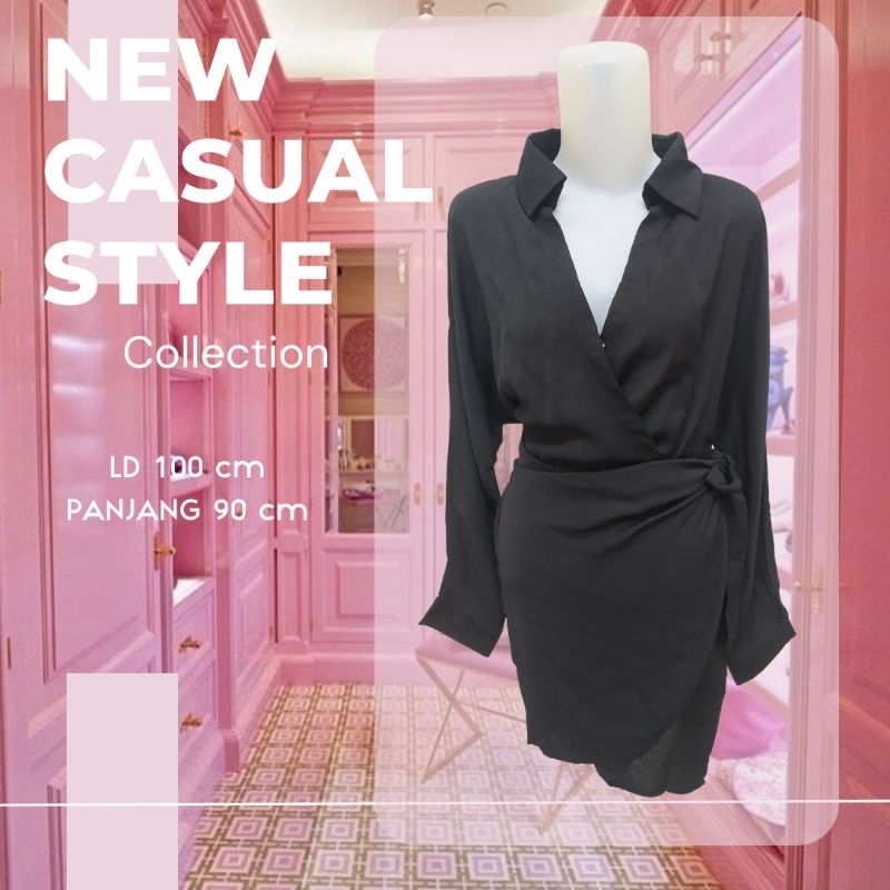 Atasan tunik model kimono