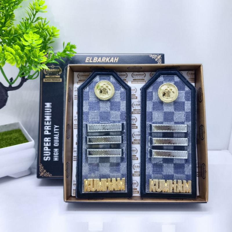 PANGKAT PDU KUMHAM 2C TERBARU WARNA ABU AKRILIK BENING POLSUSPAS IMIGRASI KEMENKUMHAM CPNS