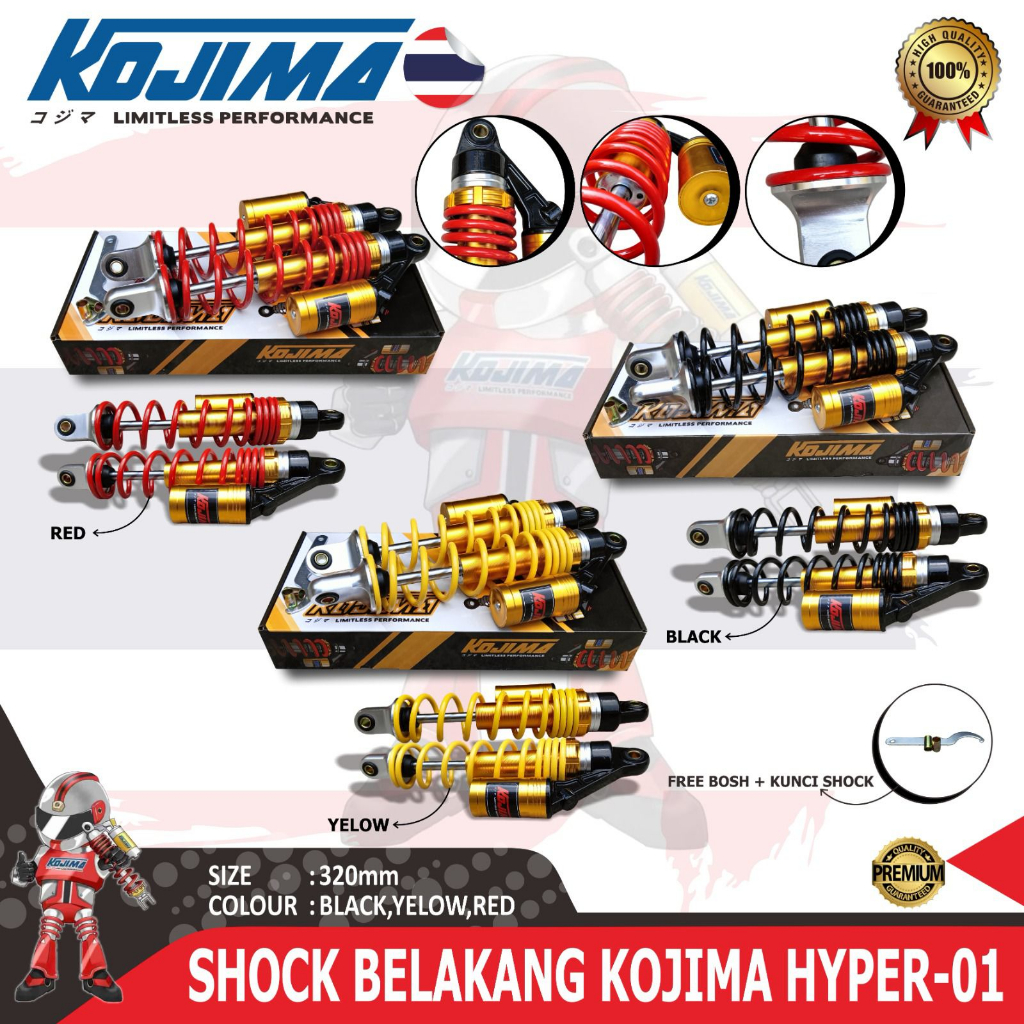 shockbreaker tabung atas kojima model gazi mio beat scoopy vario xeon fino dll shock belakang matic