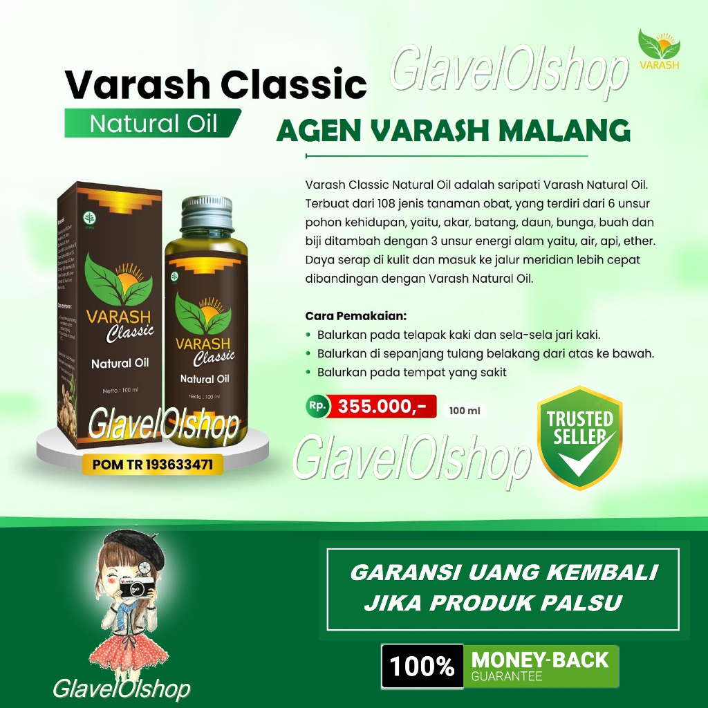 VARASH CLASSIC HERBAL/MINYAK VARASH