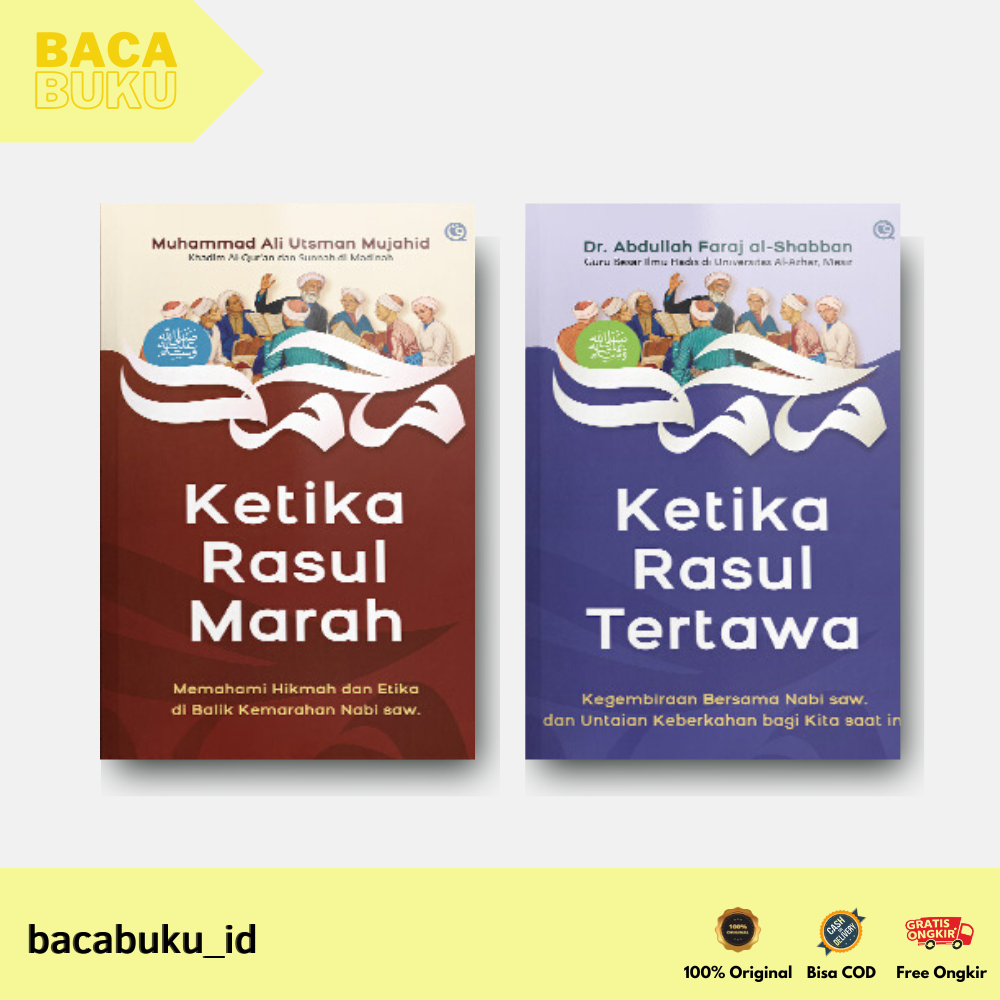 BUKU KETIKA RASUL MARAH & KETIKA RASUL TERTAWA - QAFMEDIA