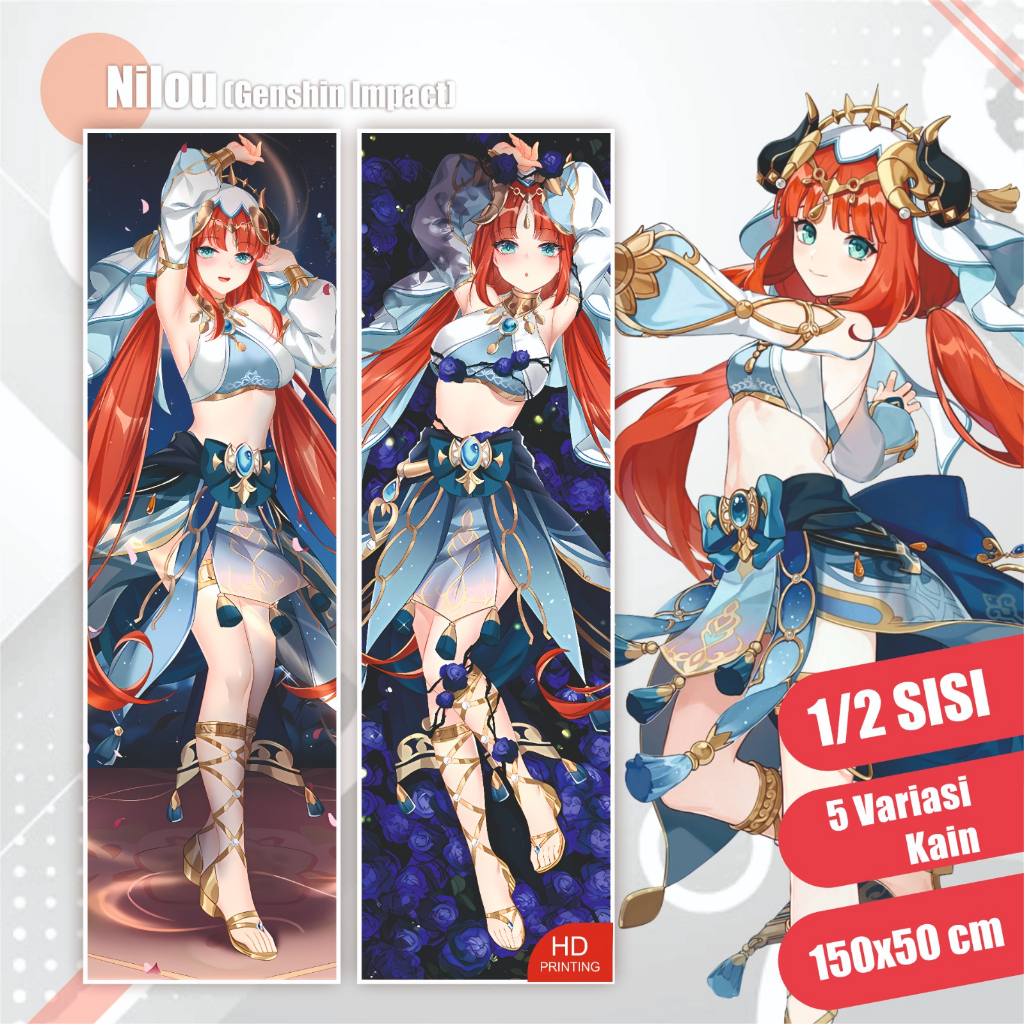 Dakimakura Nilou Genshin Impact 150x50 cm (Cover Only)