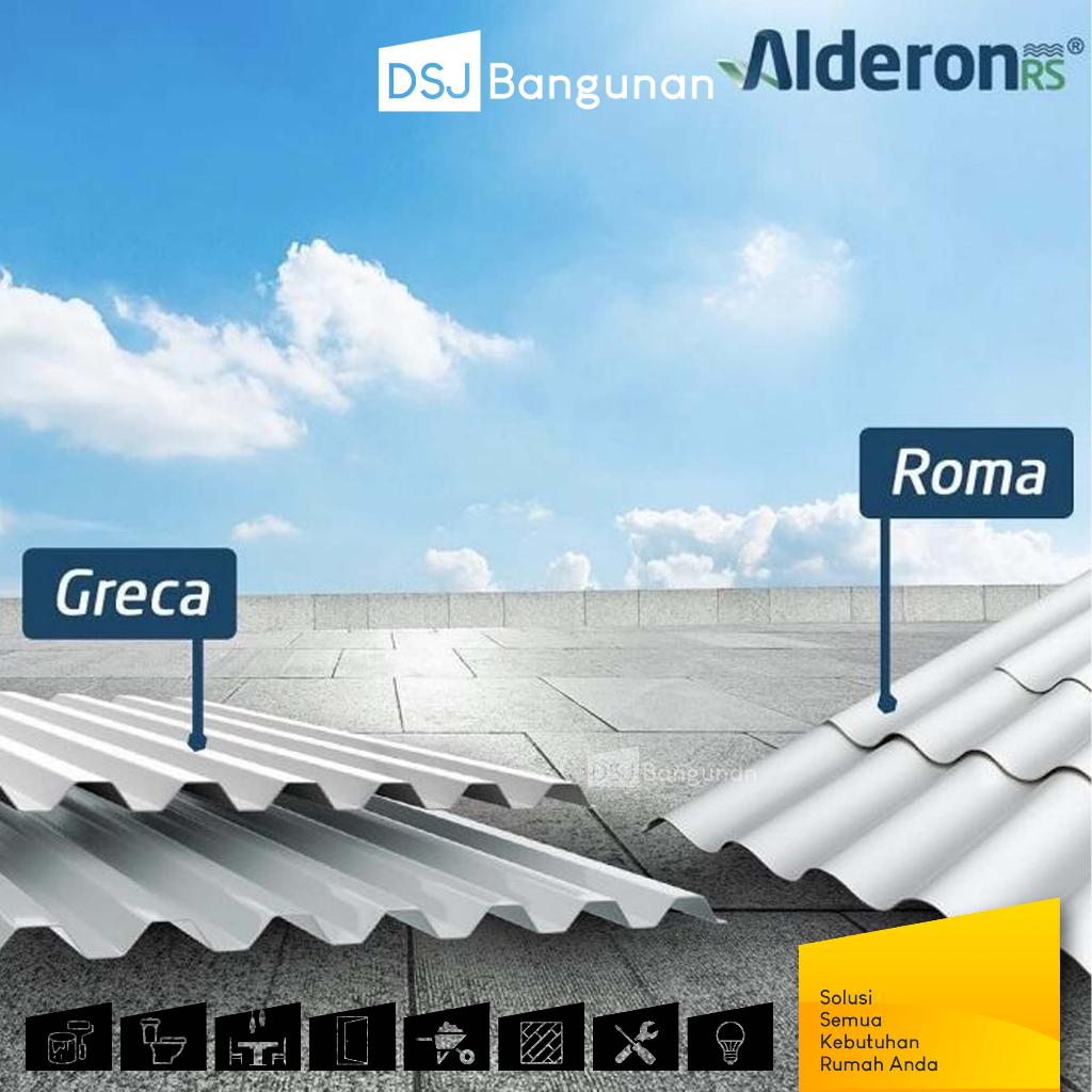 Alderon RS Atap uPVC Atap Kanopi