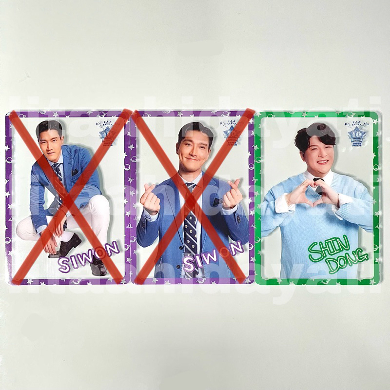 [OFFICIAL] SUPER JUNIOR SHINDONG ELF JAPAN 10TH ANNIVERSARY CLEAR CARD PC