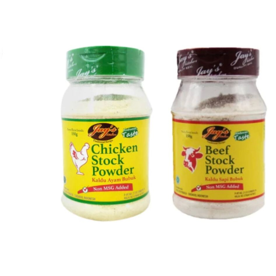 

Jay's Stock Powder / Kaldu Bubuk Ayam & Sapi - 150gr