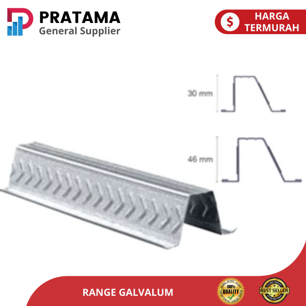 Reng Baja Ringan Galvalume Rangka Atap | surabaya