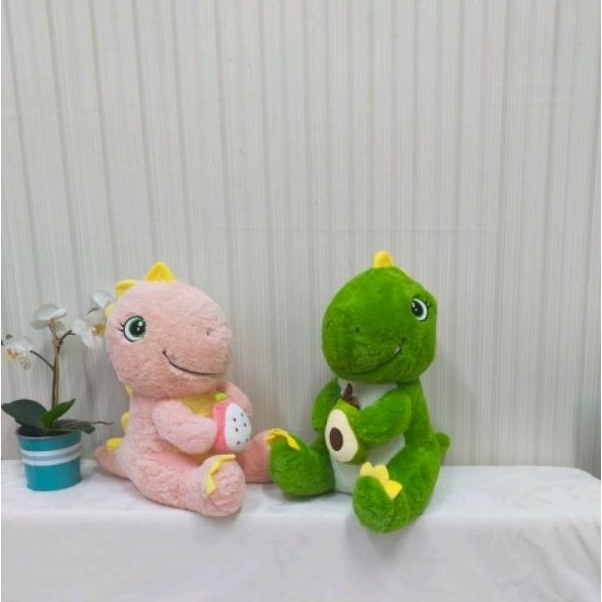 Boneka Sitting Dino Buah 12"/35cm/Boneka Dino cute/Dino Buah gemoy