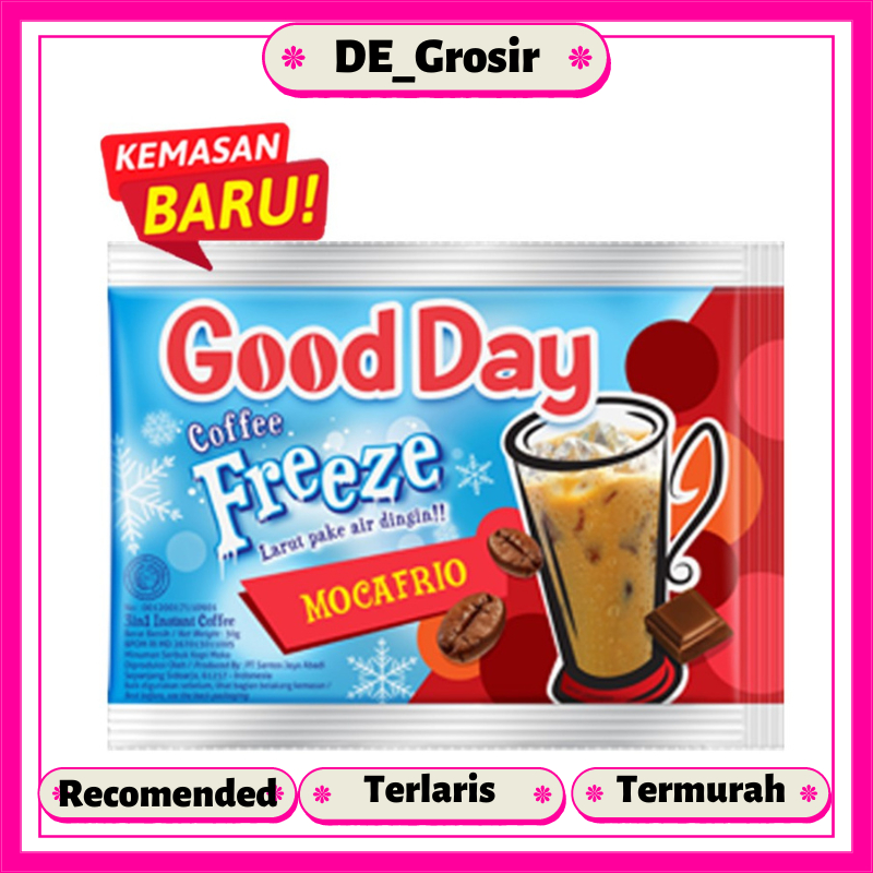 

Good Day Freeze Mocafrio 30gr Dapat 1 Renceng Isi 10 Pcs