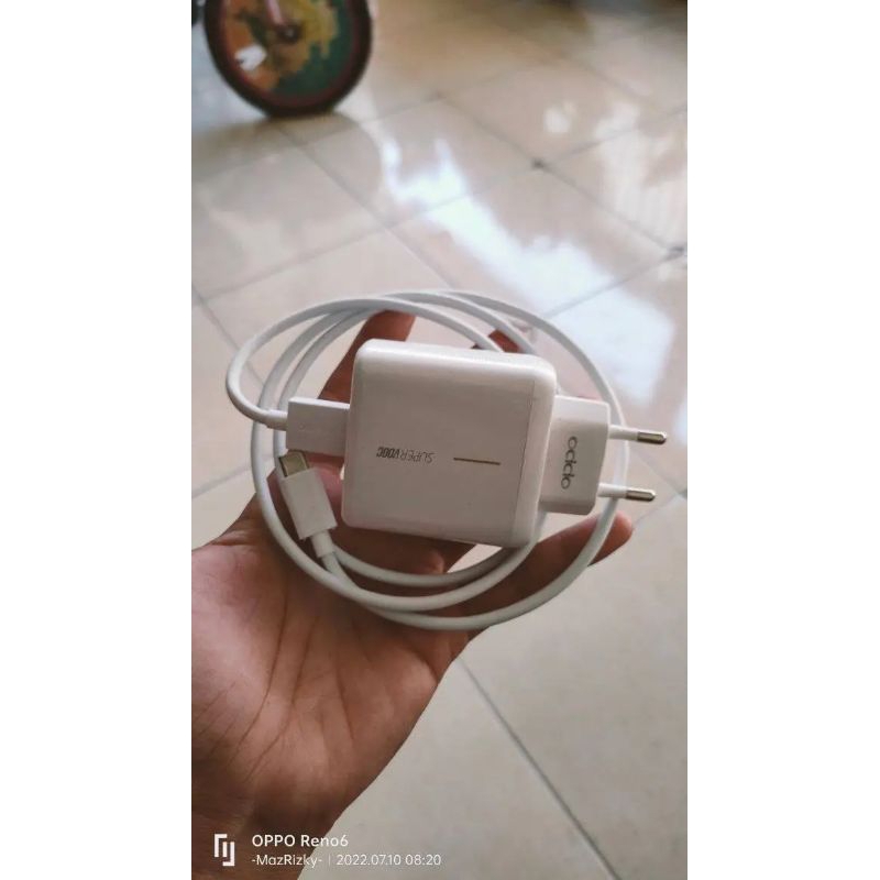 CHARGER ORIGINAL OPPO RENO 65 WATT SUPERVOOC FAST CHARGING