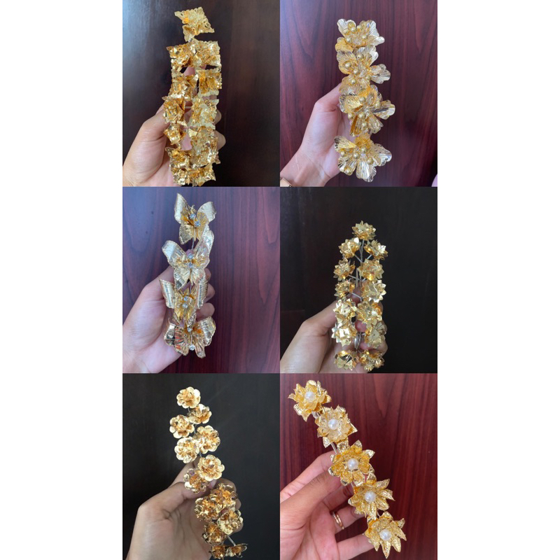 Semanggi bali emas PREMIUM / sanggul bali / Hair do