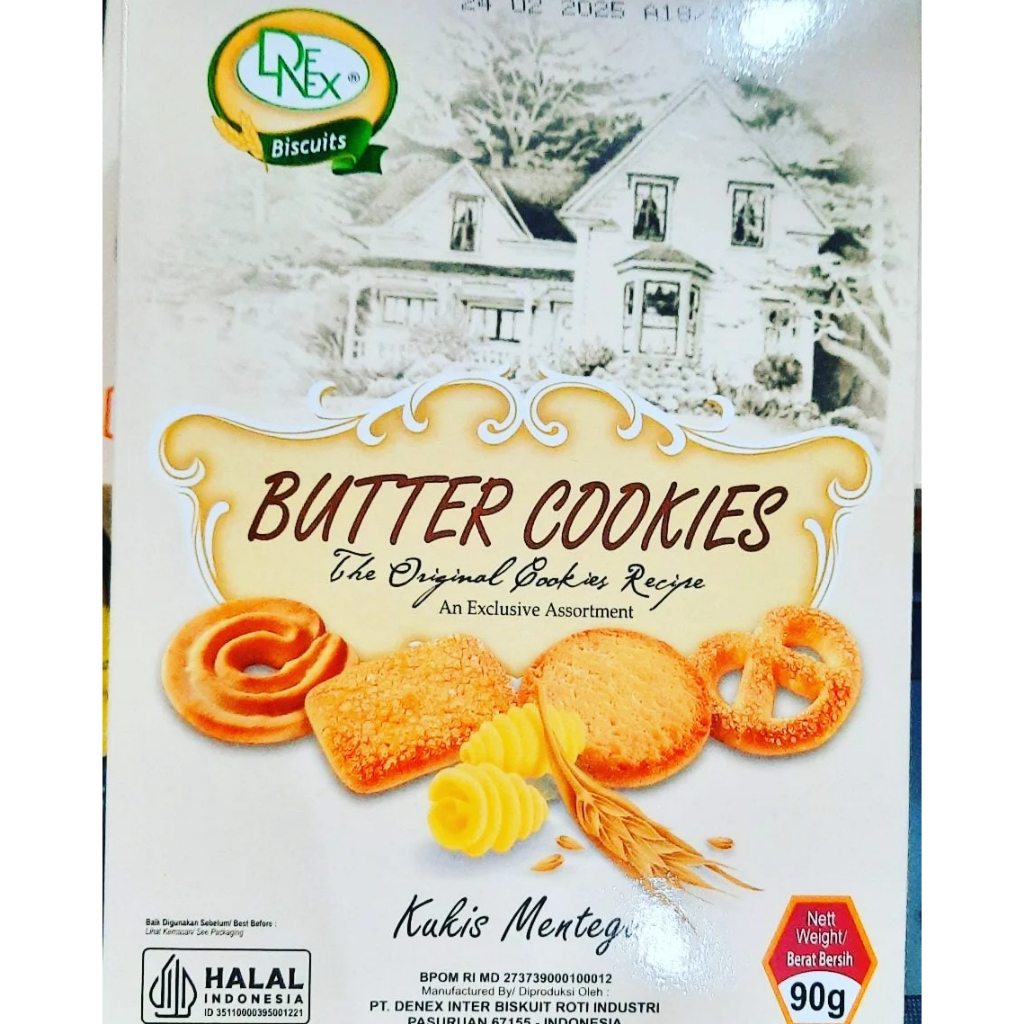 

DENEX BUTTER COOKIES 90GR