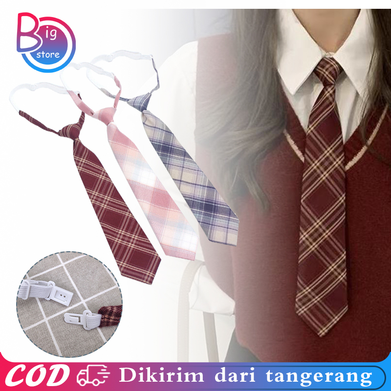 Dasi Cewe Warna Dasi Wanita Women'S Color Neck ​Tie Dasi Kupu Kupu Wanita Dasi Pita Wanita Malas Das