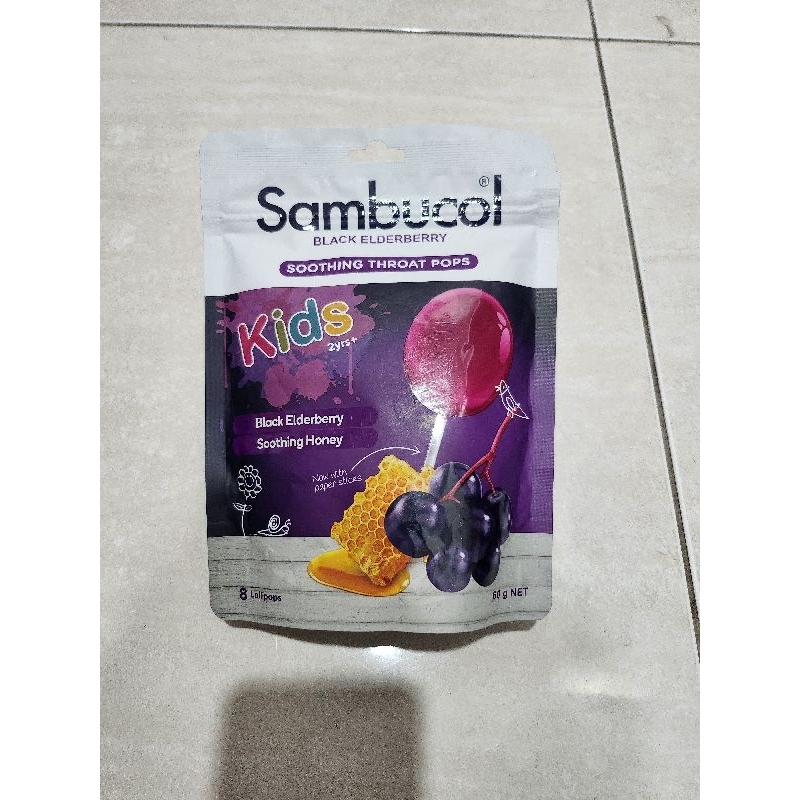 

Sambucol Kids Soothing Throat Pops