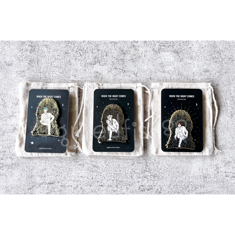 [CEK VARIASI] BTS Dionysus Game of Thrones GOT Enamel Pin Badge | BANGTAN RM J-HOPE V Namjoon Hoseok