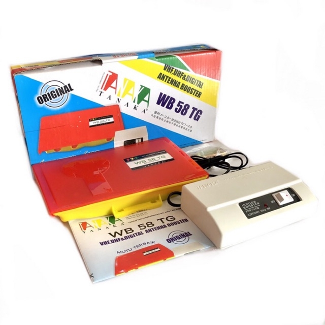 Promo Booster Antena Tv Tanaka WB 58 TG VHF,UHF&DIGITAL 100%Original