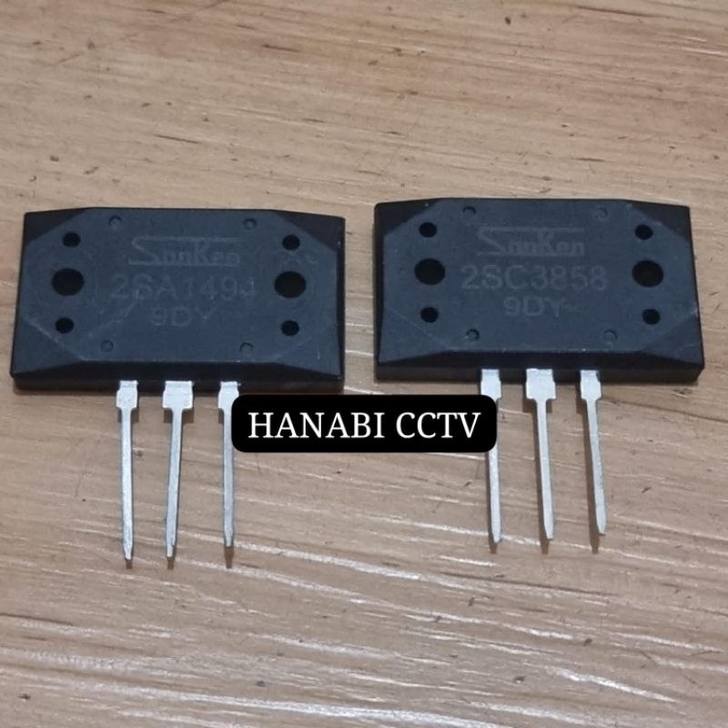 TRANSISTOR SANKEN 1494 3858 2SA1494 2SC3858 SA1494 SC3858 1SET