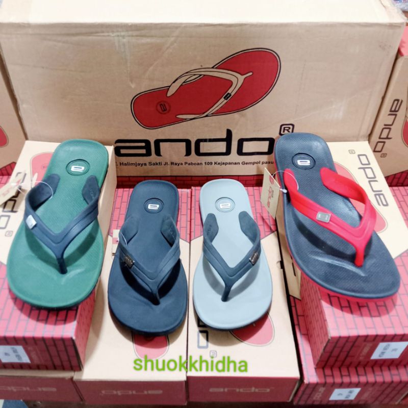 ANDO Thunder 02 original sandal jepit Ando model terbaru