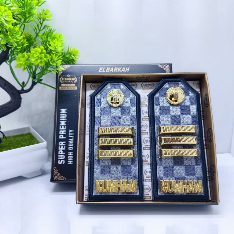 PANGKAT PDU KUMHAM 3C TERBARU AKRILIK BENING WARNA ABU POLSUSPAS IMIGRASI KEMENKUMHAM