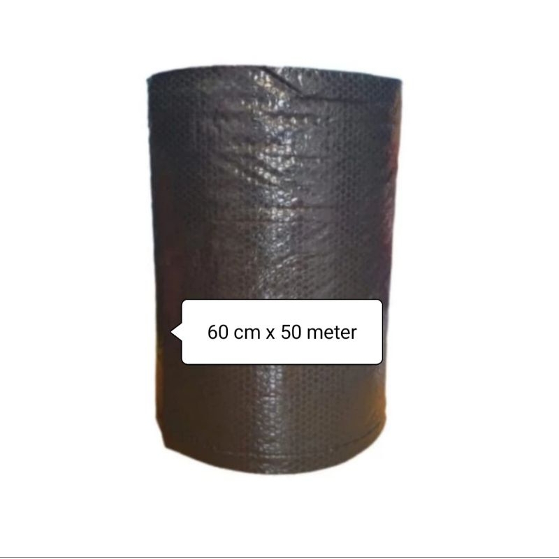 

bubble wrap TEBAL 60 cm x 50 meter MAKASSAR / bubblewrap hitam