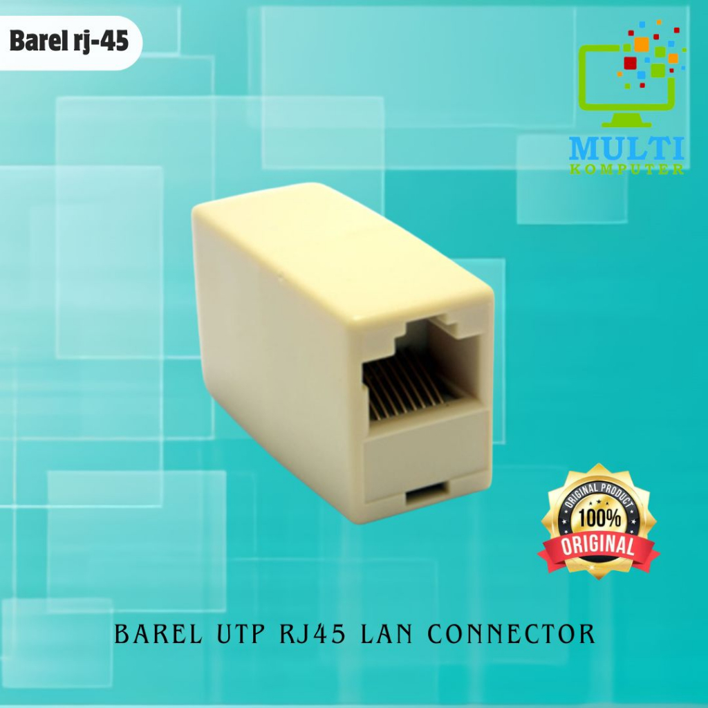 Barel RJ45 Coupler Female to Female UTP LAN Ethernet Network Jack