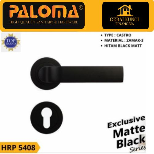 Handle pintu Paloma HRP 5408 Matte Black