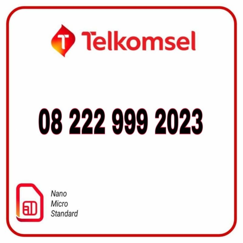 Nomor cantik simpati nocan no cantik Nomer kartu perdana telkomsel simpati keren seri tahun 22 222 2